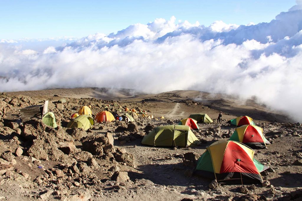 Camping at kilimanjaro